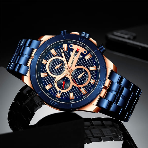 Reloj curren 8337 análogo - azul - Imagen 4