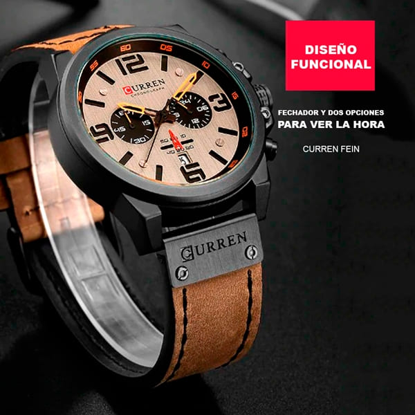 Reloj curren análogo 8314 - café - Imagen 4