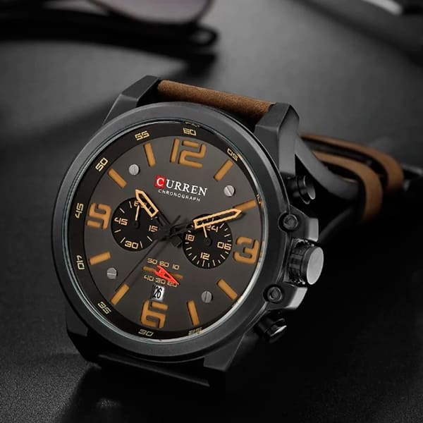 Reloj curren análogo 8314 - café obscuro - Imagen 4
