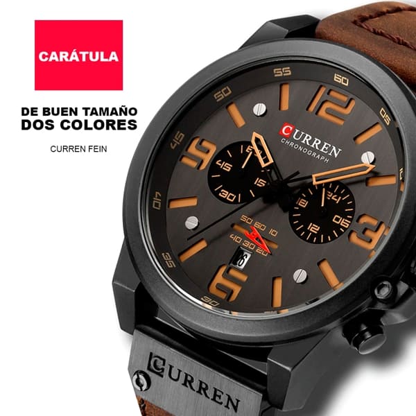 Reloj curren análogo 8314 - café obscuro - Imagen 3