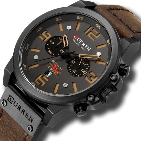 Reloj curren análogo 8314 - café obscuro - Imagen 2
