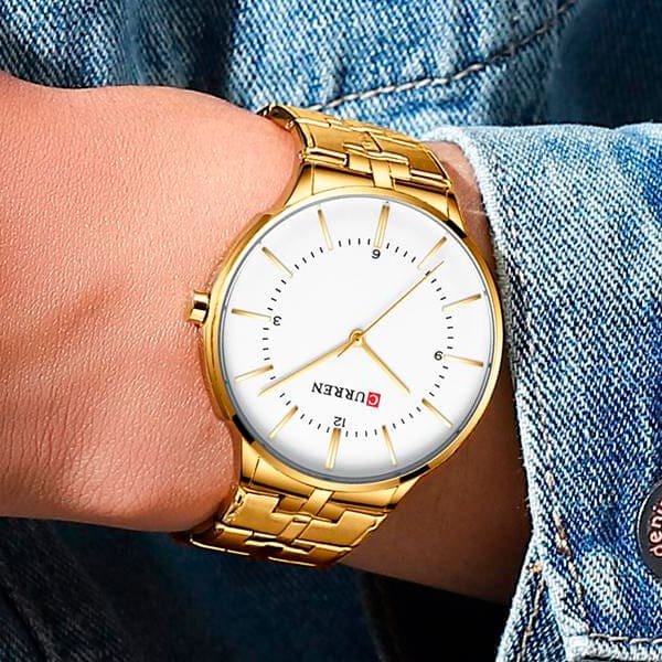 Reloj curren 8321 análogo - dorado - Imagen 8