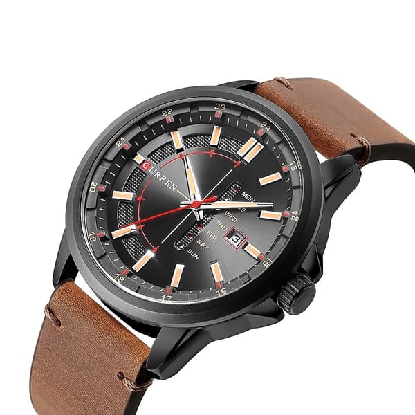 Reloj curren 8307 análogo - café - Imagen 2