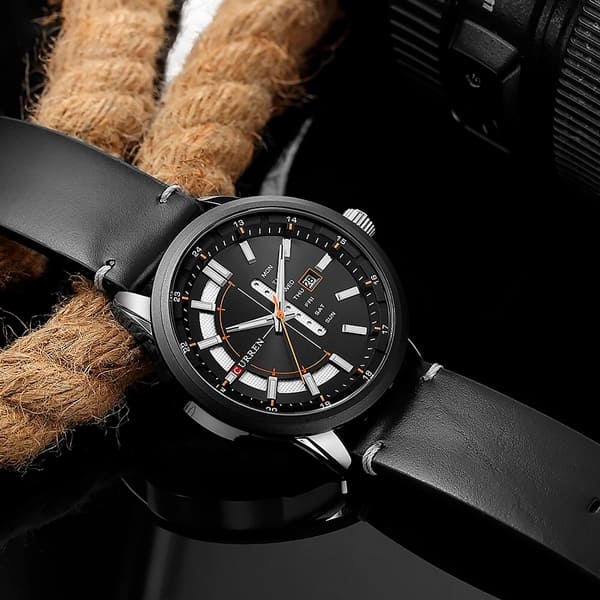 Reloj curren 8307 análogo - negro - Imagen 4