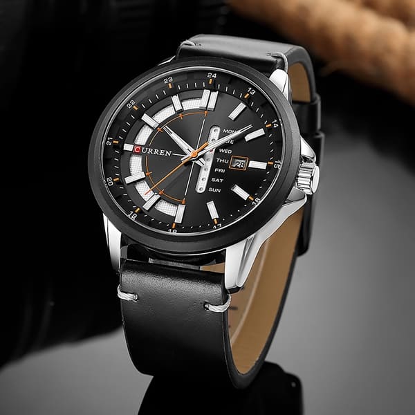 Reloj curren 8307 análogo - negro - Imagen 3