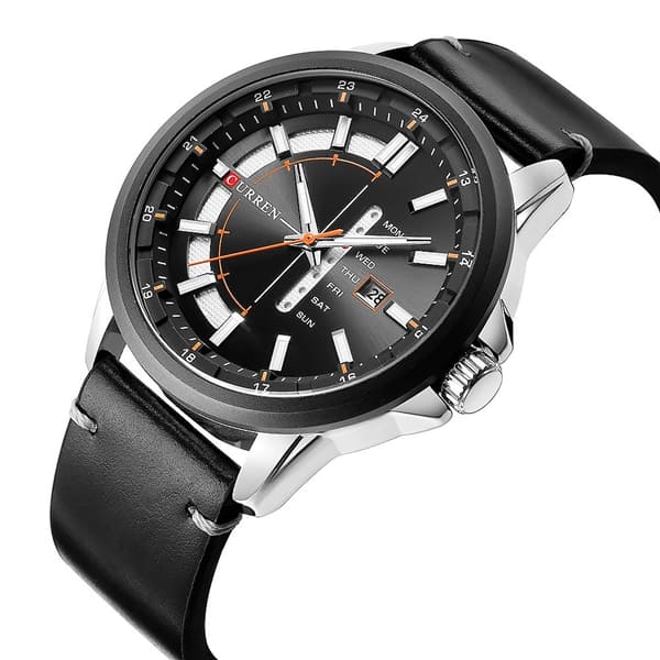 Reloj curren 8307 análogo - negro - Imagen 2