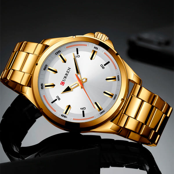 Reloj curren 8320 análogo - dorado - Imagen 4