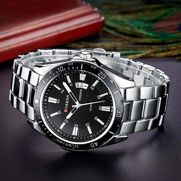 Reloj curren 8110 análogo - plateado - Imagen 4