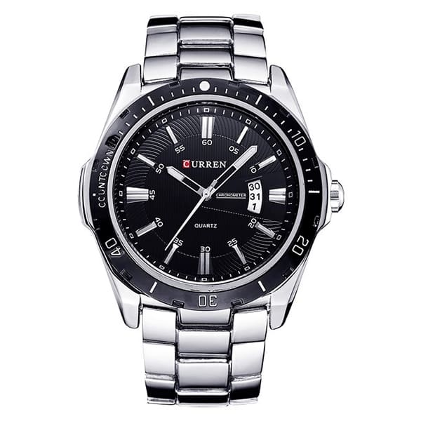 Reloj curren 8110 análogo - plateado