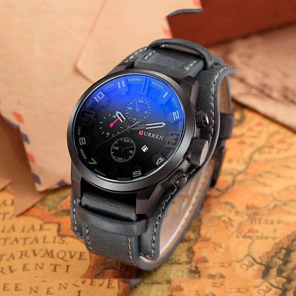 Reloj curren 8225 análogo - negro - Imagen 3