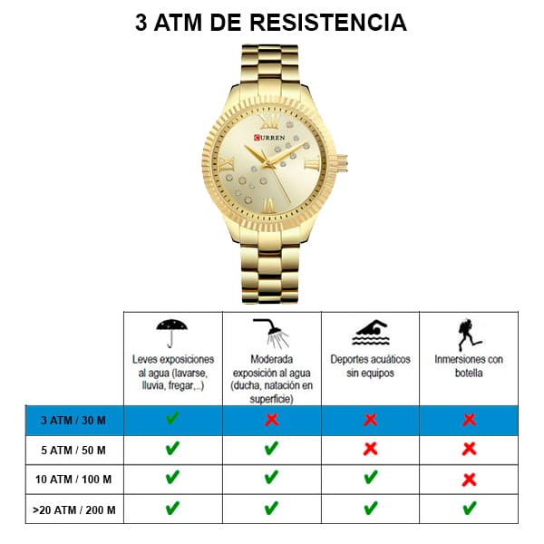 Reloj análogo curren 9009 - dorado - Imagen 6