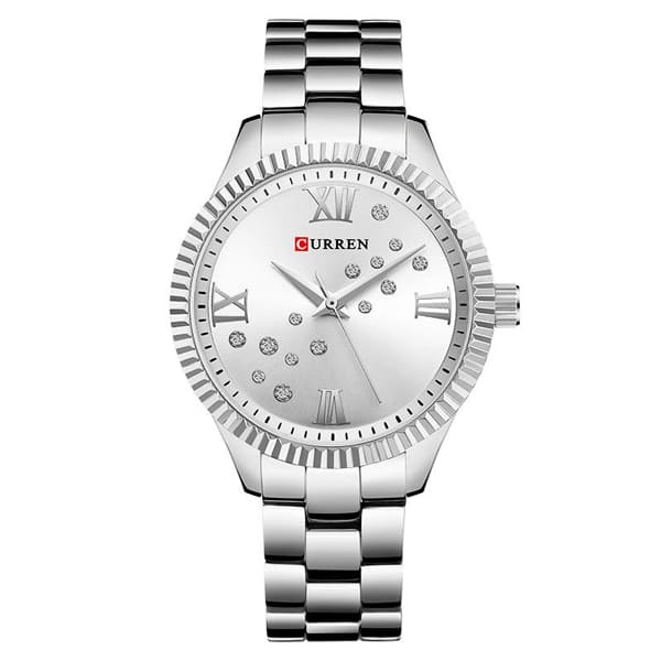 Reloj análogo curren 9009 - plateado