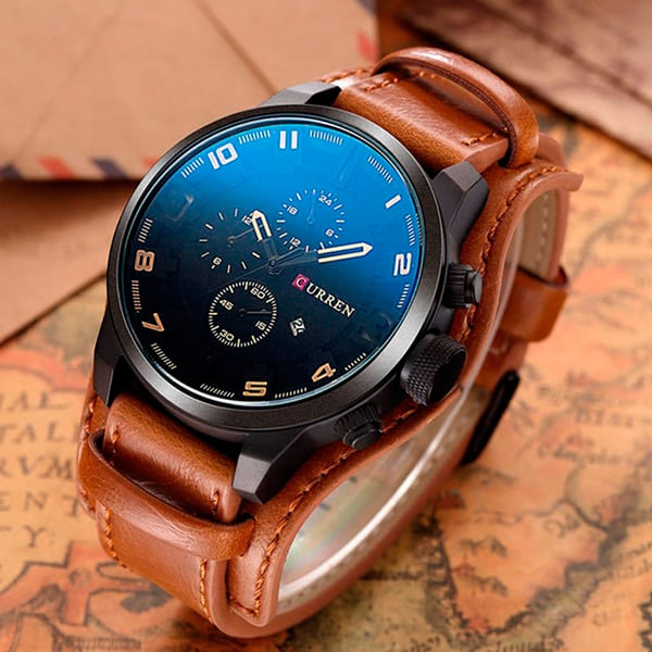 Reloj curren 8225 análogo - café - Imagen 3
