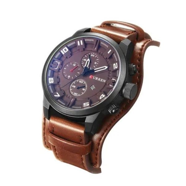 Reloj curren 8225 análogo - café/obscuro - Imagen 2