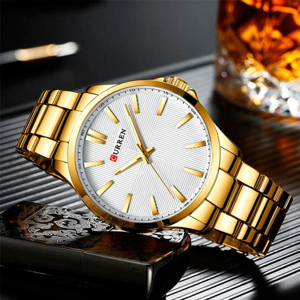 Reloj curren 8322 análogo - dorado - Imagen 3