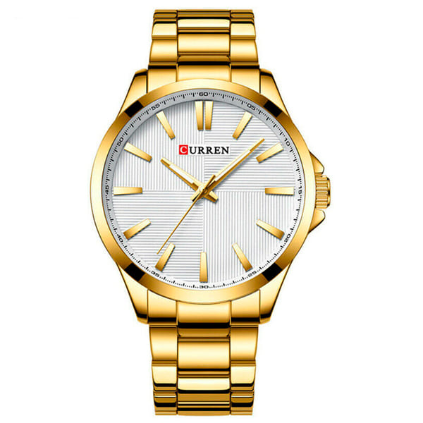 Reloj curren 8322 análogo - dorado