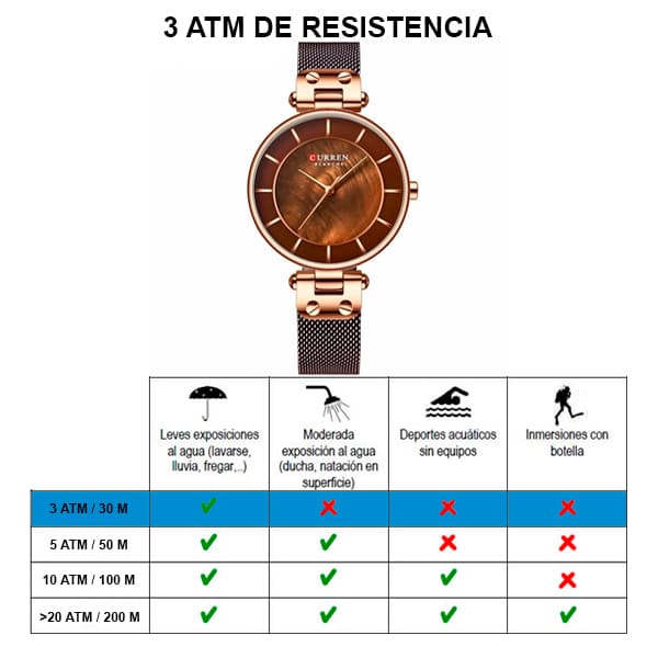Reloj curren análogo 9056 - café - Imagen 6