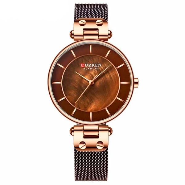 Reloj curren análogo 9056 - café