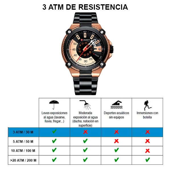 Reloj curren análogo 8345 - negro - Imagen 7