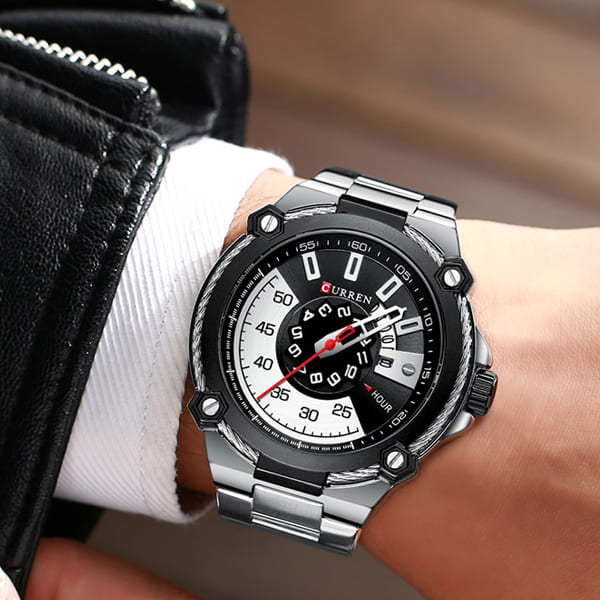 Reloj curren análogo 8345 - plateado - Imagen 6