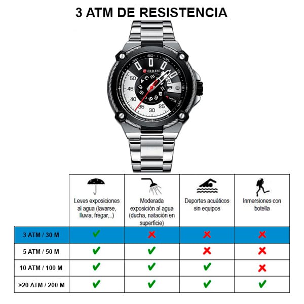 Reloj curren análogo 8345 - plateado - Imagen 7