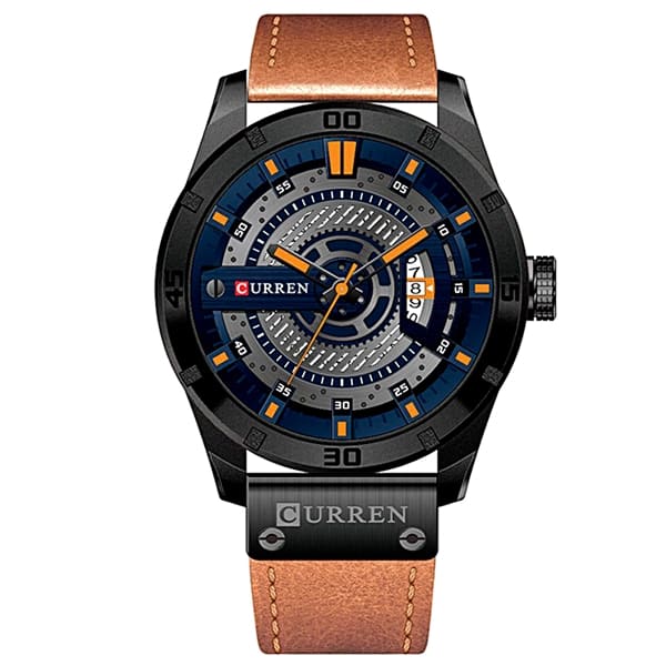 Reloj curren análogo 8301 - café claro