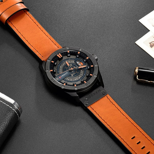 Reloj curren análogo 8301 - café claro - Imagen 4