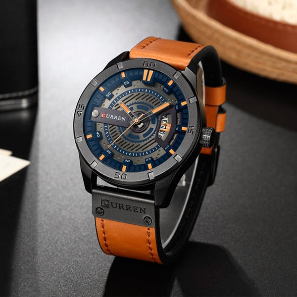 Reloj curren análogo 8301 - café claro - Imagen 3