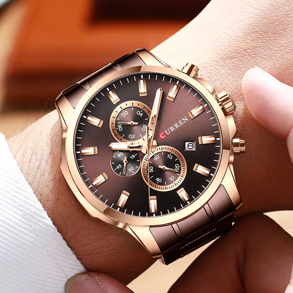 Reloj curren 8348 análogo - café - Imagen 5
