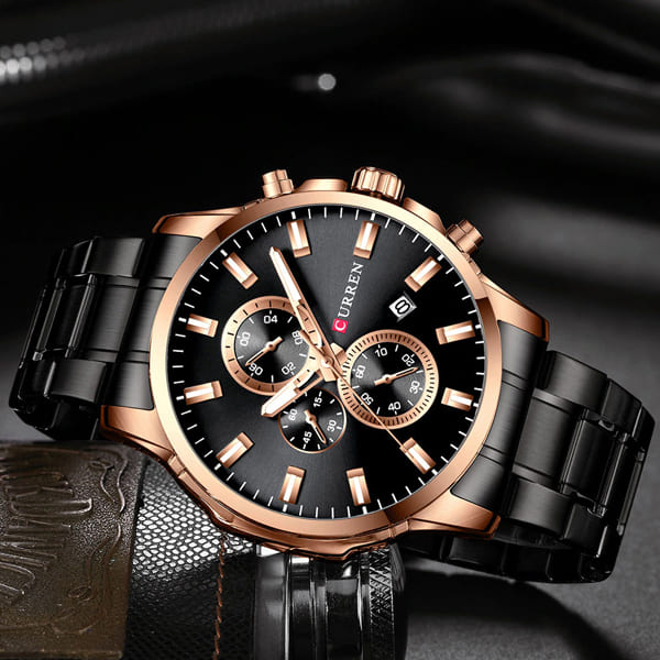 Reloj curren 8348 análogo - negro - Imagen 3