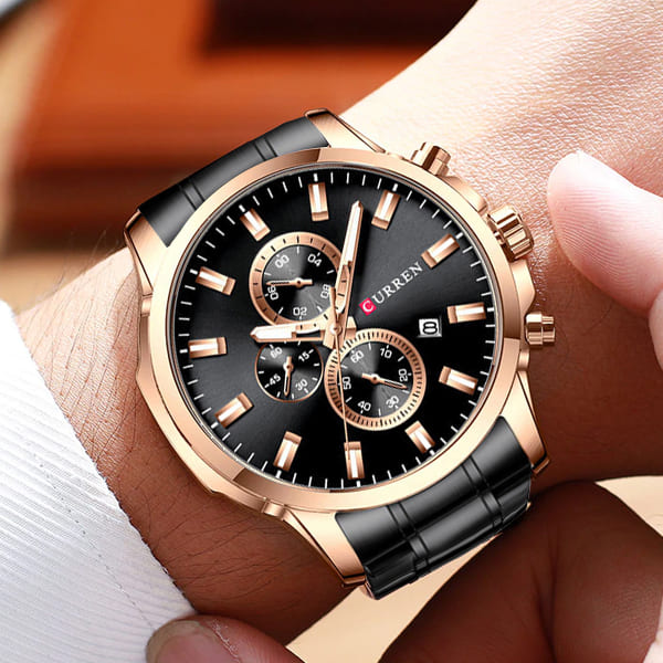 Reloj curren 8348 análogo - negro - Imagen 5