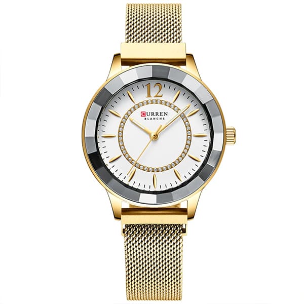 Reloj curren análogo 9066 - dorado