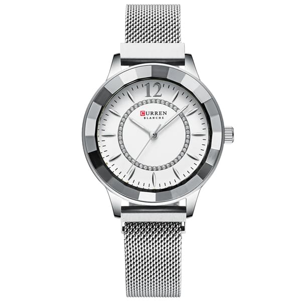 Reloj curren análogo 9066 - plateado
