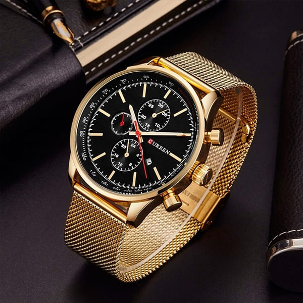 Reloj curren 8227 análogo - dorado - Imagen 4