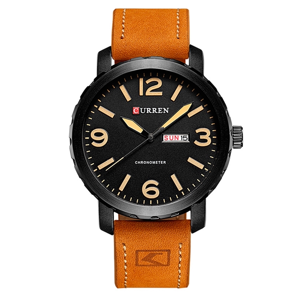 Reloj curren 8273 análogo - café