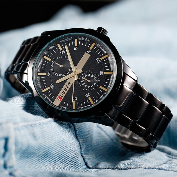 Reloj curren 8128 análogo - negro - Imagen 3