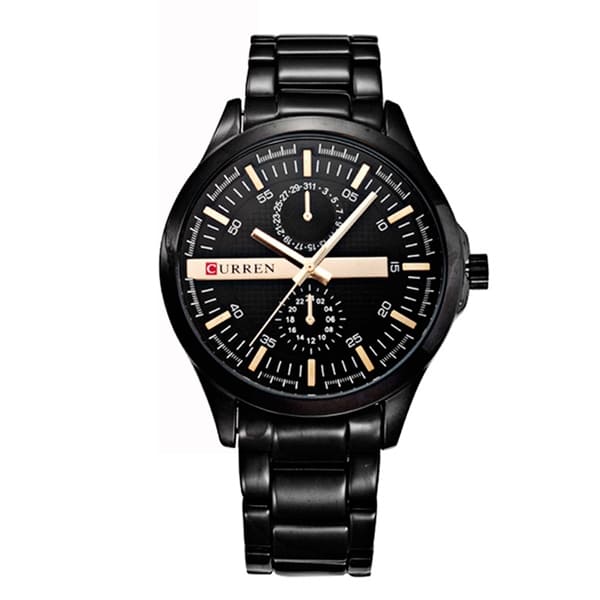 Reloj curren 8128 análogo - negro