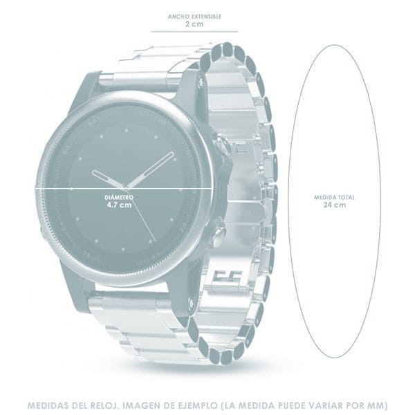 Reloj curren 8128 análogo - plateado - Imagen 4