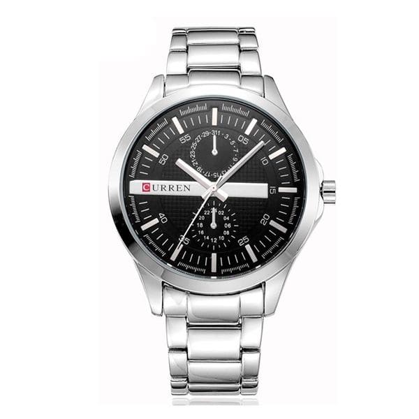 Reloj curren 8128 análogo - plateado