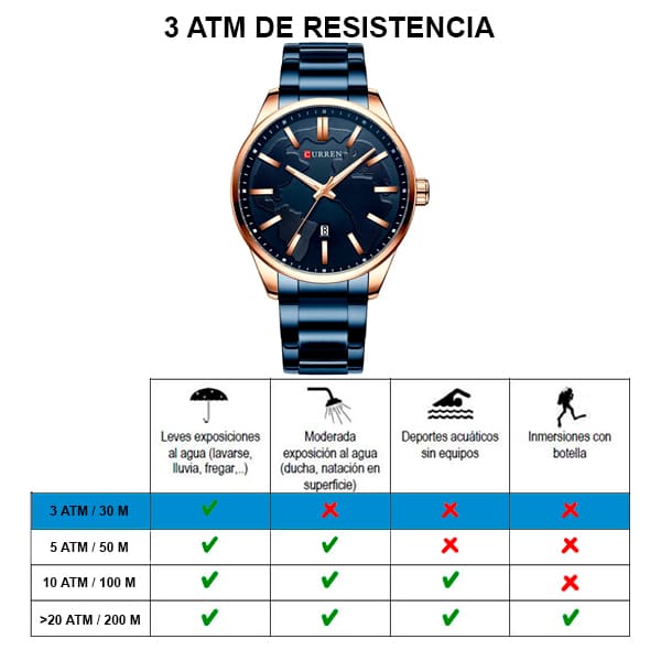 Reloj curren 8366 análogo - azul - Imagen 7
