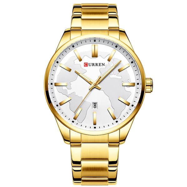 Reloj curren 8366 análogo - dorado