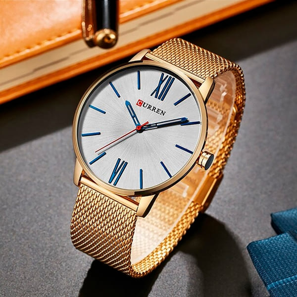 Reloj análogo curren 8238 - blanco - Imagen 4