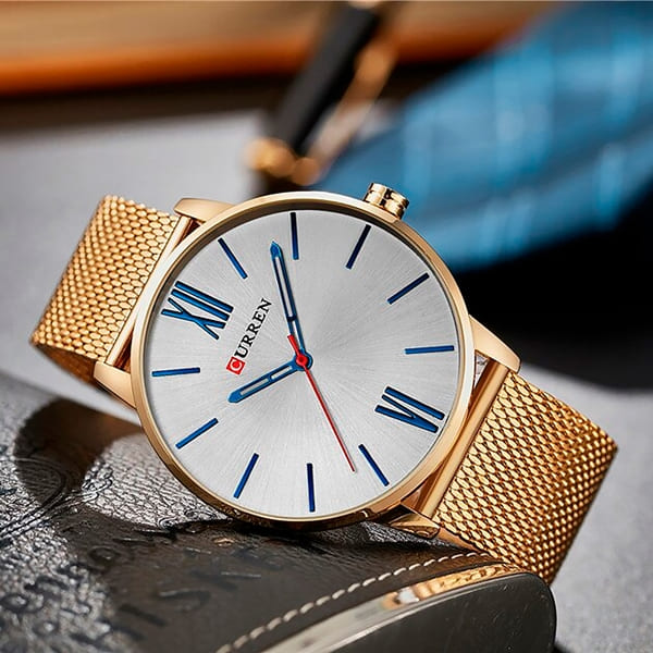 Reloj análogo curren 8238 - blanco - Imagen 3