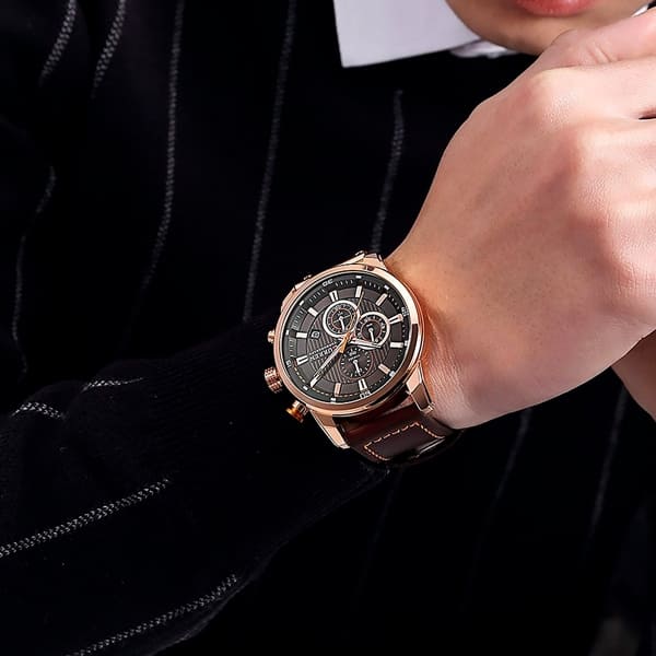 Reloj curren 8291 análogo - café - Imagen 5