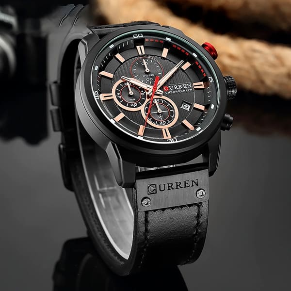 reloj curren 8291 negro