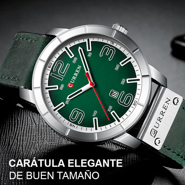 Reloj curren 8327 análogo - verde - Imagen 3