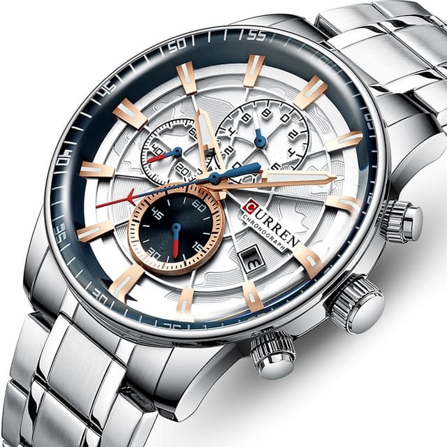 Reloj curren 8362 análogo - plateado - Imagen 2