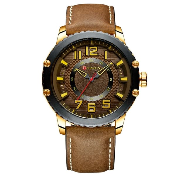 Reloj curren 8341 análogo - café
