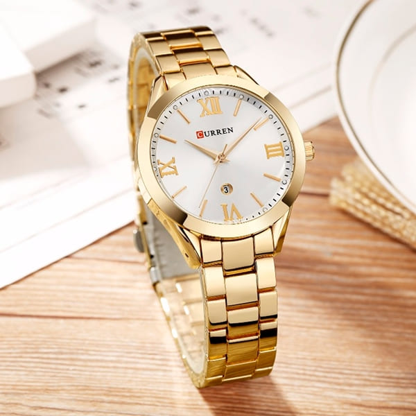 Reloj curren análogo 9007 - dorado/blanco - Imagen 3