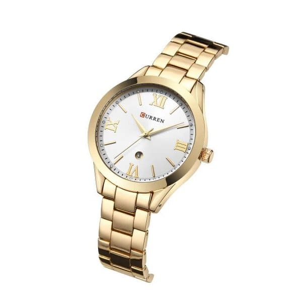 Reloj curren análogo 9007 - dorado/blanco - Imagen 2